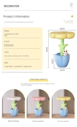 Wedding Flowers Table Lamp Ornaments Home Decor