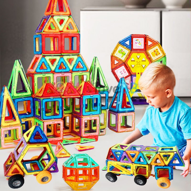 Large Magnetic Building Blocks for Kids Big Size Construction Set