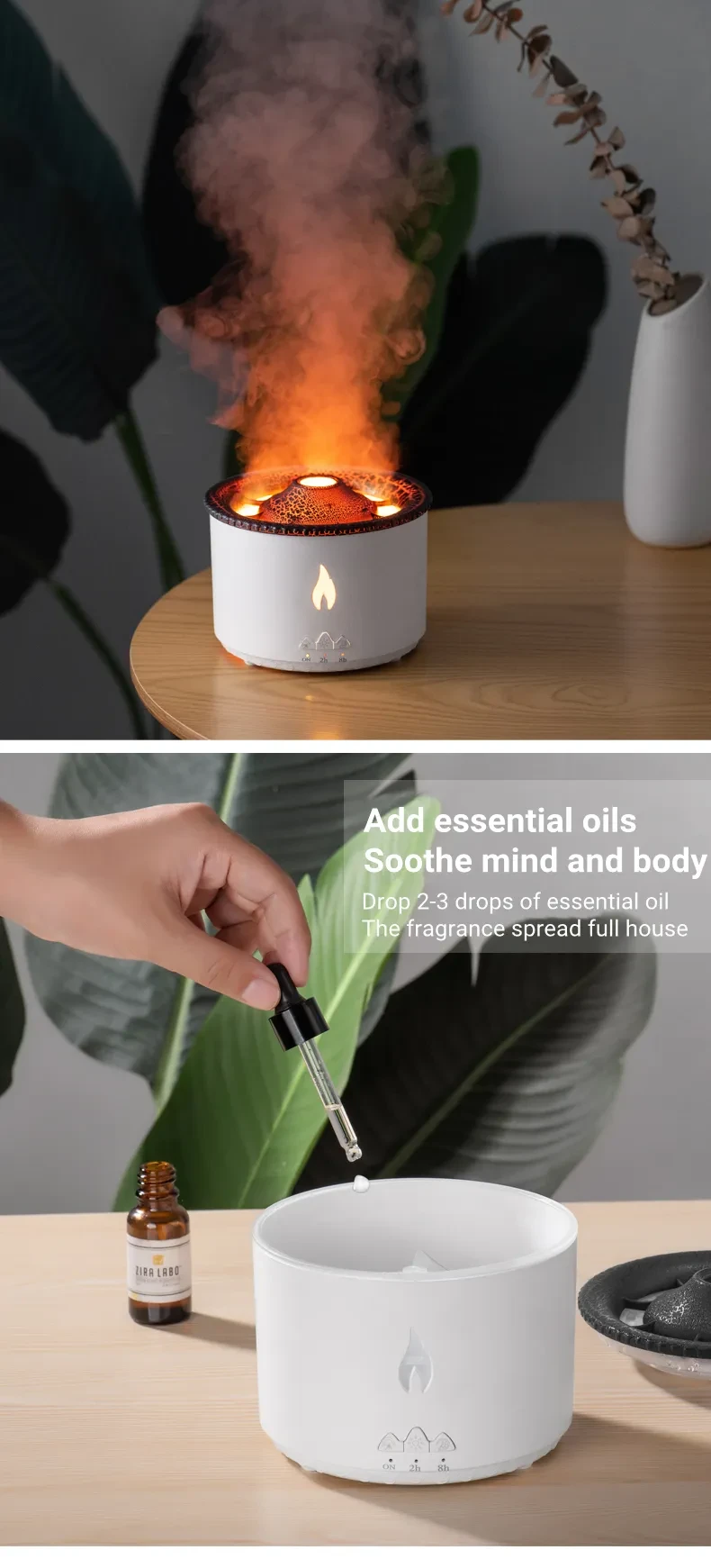 Creative Ultrasonic Essential Oil Humidifier