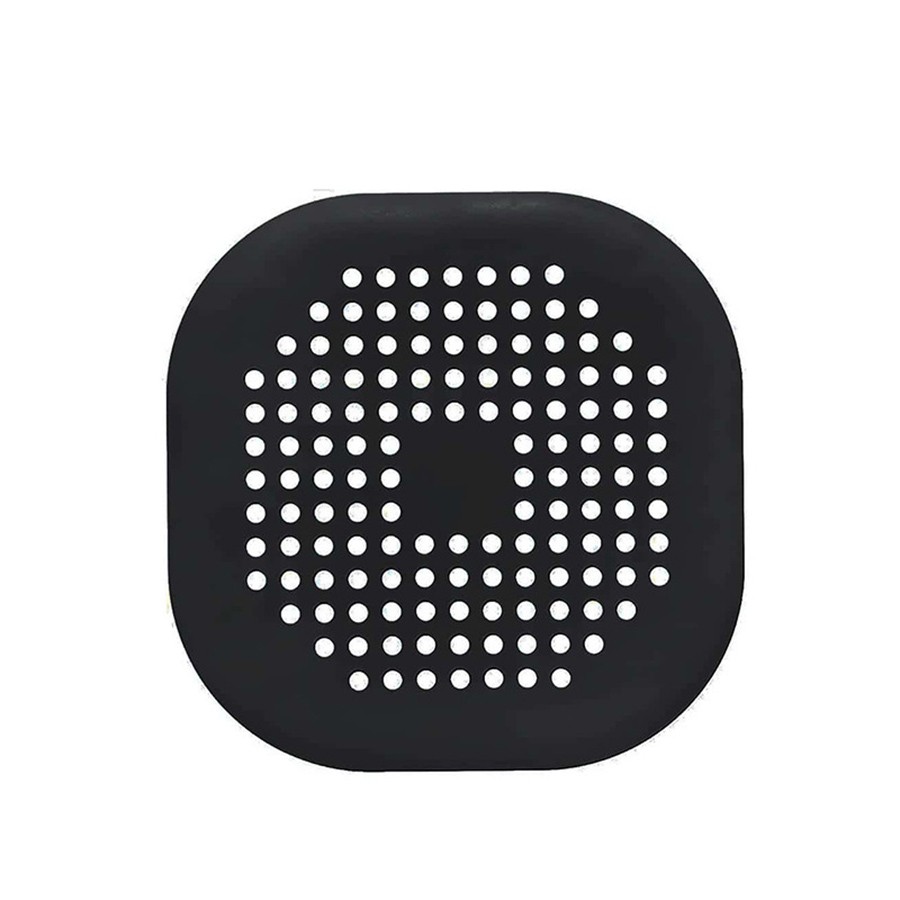 Square Silicone Floor Drain Sticker Bathroom Sewer Hair Filter Drain Cover & Floor Drain Mat