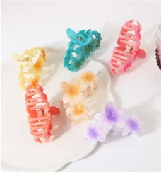 Three Flowers Hair Clip