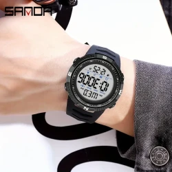 Multifunctional Sports Master Watch - Waterproof Countdown Timer, Week Date Alarm Clock, Stopwatch, Birthday & Holiday Gift for Men