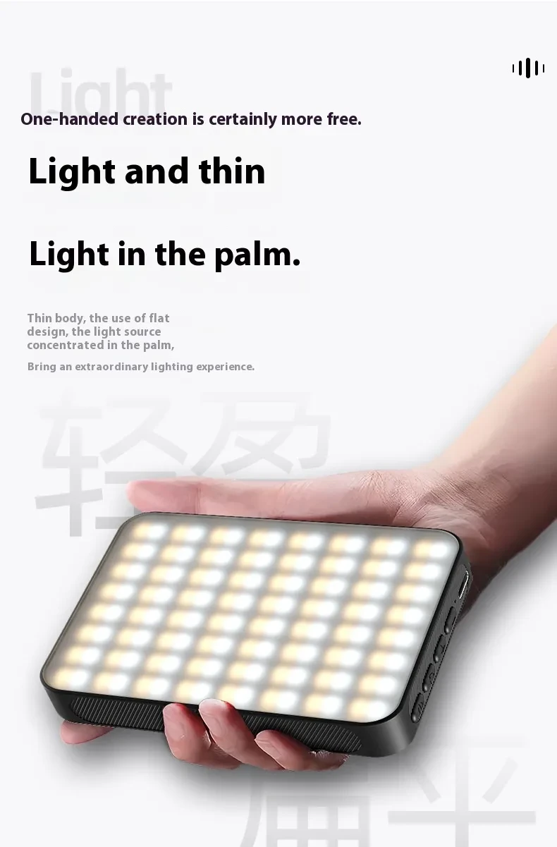 Magnetic Fill Light LED Camera