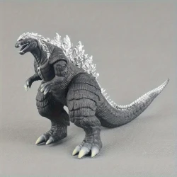 Halloween Gift - Steel Mechanical Dinosaur Figurine, Long-Tailed Monster Desk Decor for Adults