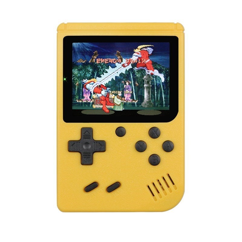 Retro Mini 8-Bit Handheld Game Console - 3.0 Inch Color LCD with 500 Built-in Games