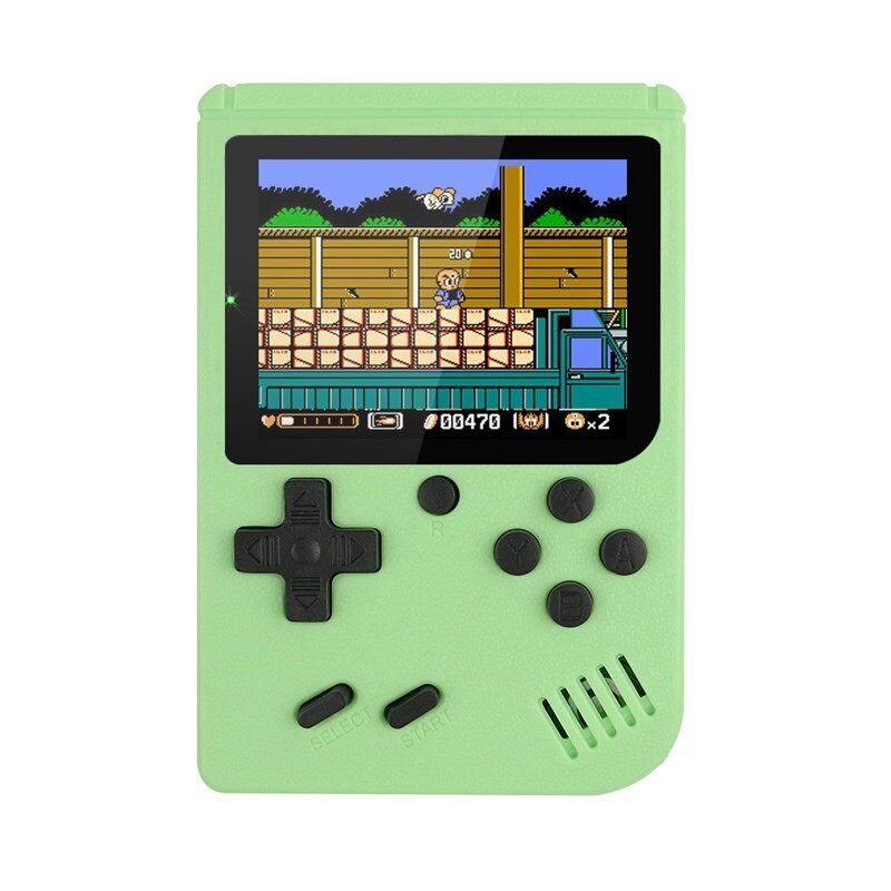 Retro Mini 8-Bit Handheld Game Console - 3.0 Inch Color LCD with 500 Built-in Games