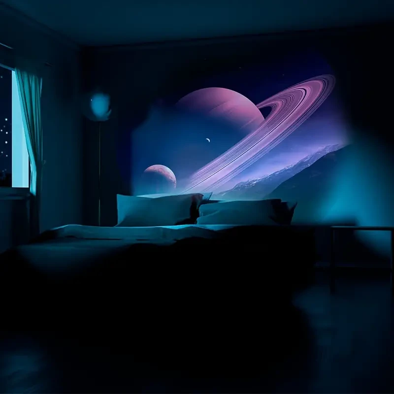 Monster Galaxy Star Projector Lamp - 6 Patterns, 360 Rotatable