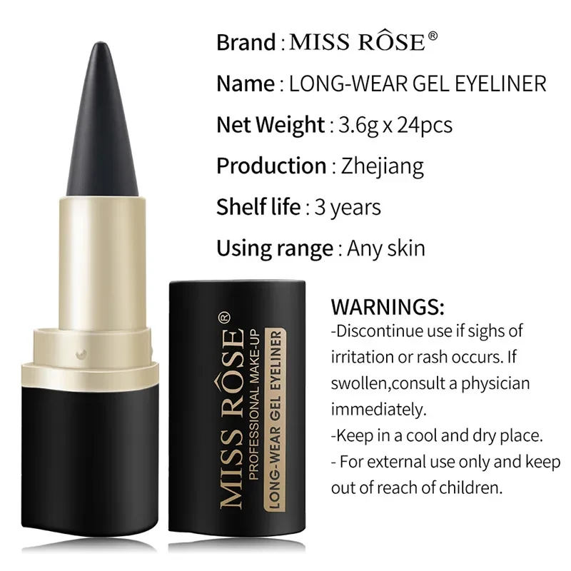 Waterproof Black Eyeliner Liquid