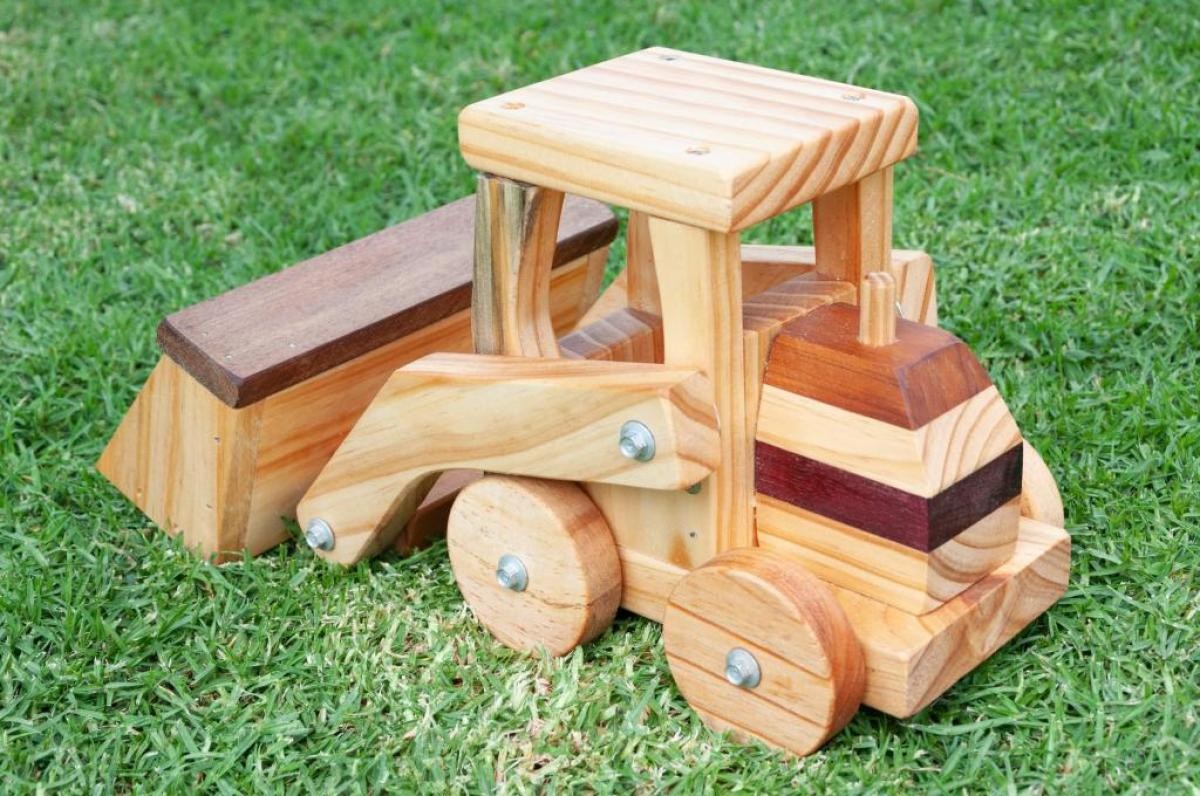 NZ Handmade Wooden Front End Loader