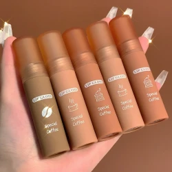 Moisturizing, Non-fading Matte Coffee Lip Glaze