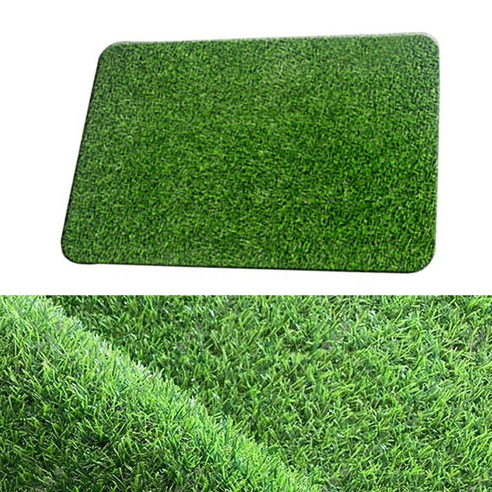Artificial Turf Grass Mat Carpet, Realistic Synthetic Mat, Indoor Outdoor Garden Landscape for Pets,Fake Faux Rug with Drainage Holes