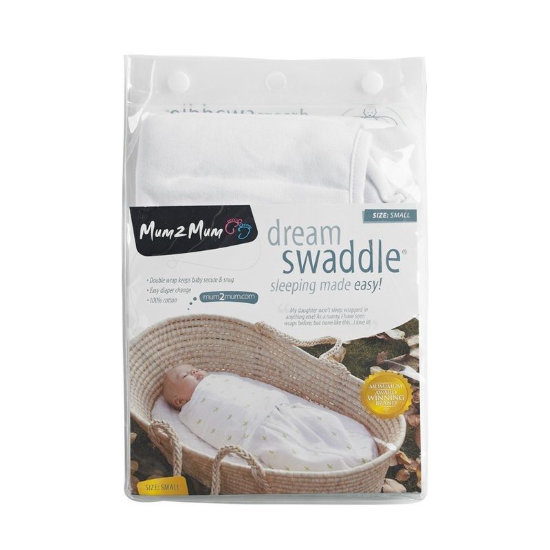 Dreamswaddle Baby Sleep Wrap | White