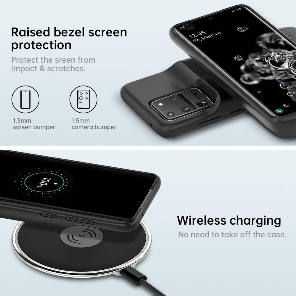 Samsung S20+ battery Case, 6000mAh, Newdery