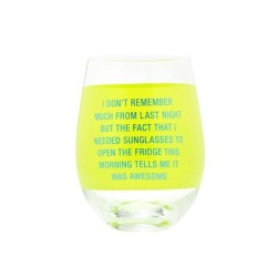 Wine Glass: Don't Remember