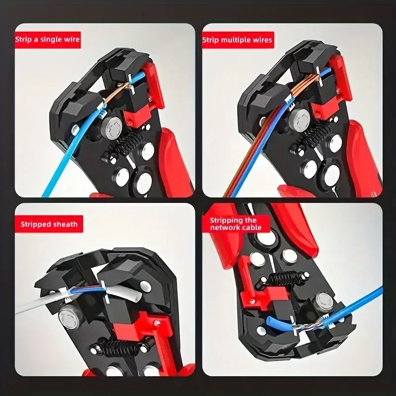 5-in-1 Multifunctional Wire Stripper  Automatic Wire Stripper, Cutting Crimping Pliers, Disassembly Tool