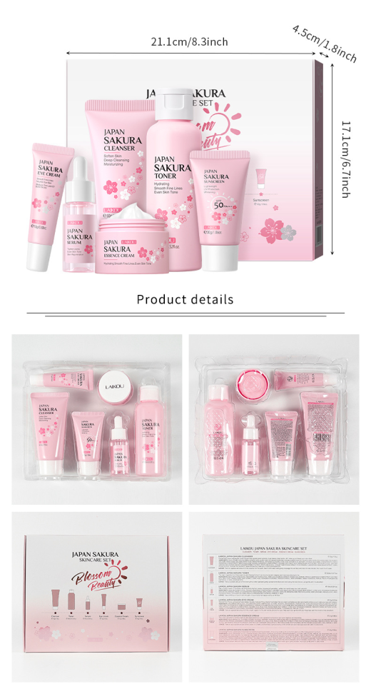 Skin Care Set JAPAN SAKURA Women Beauty