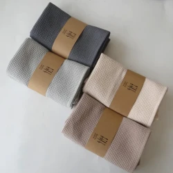 Cotton Home Kitchen Plain Fabric Tea Towel