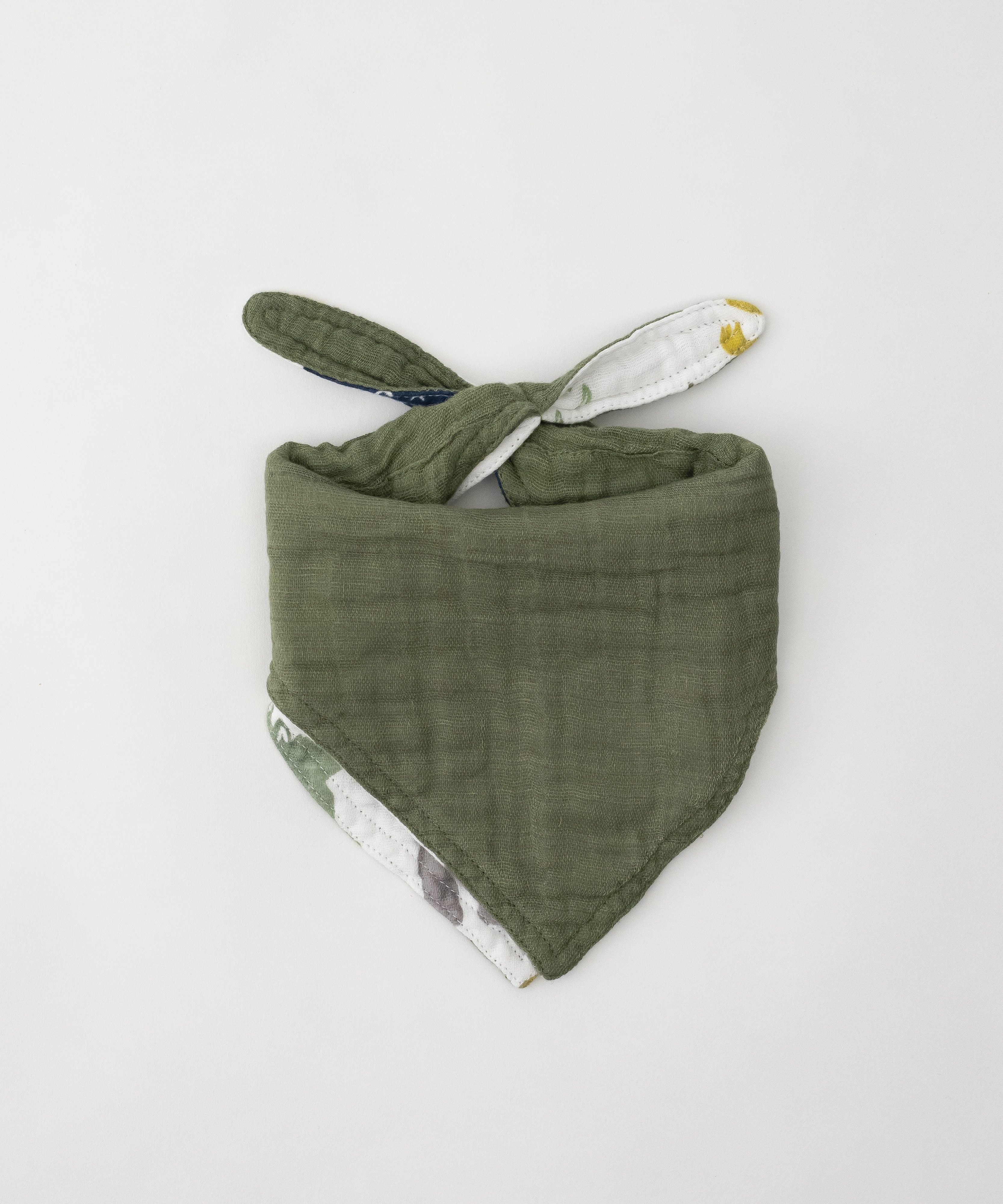 Bandana Reversible Bib | Dinosaurs