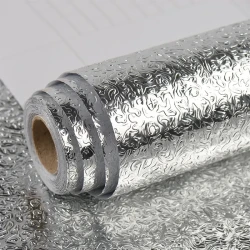 High Temperature Resistant Aluminum Foil Wall Kitchen Sticker