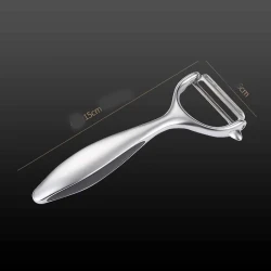 Household Kitchen Zinc Alloy Two-in-one Peeler