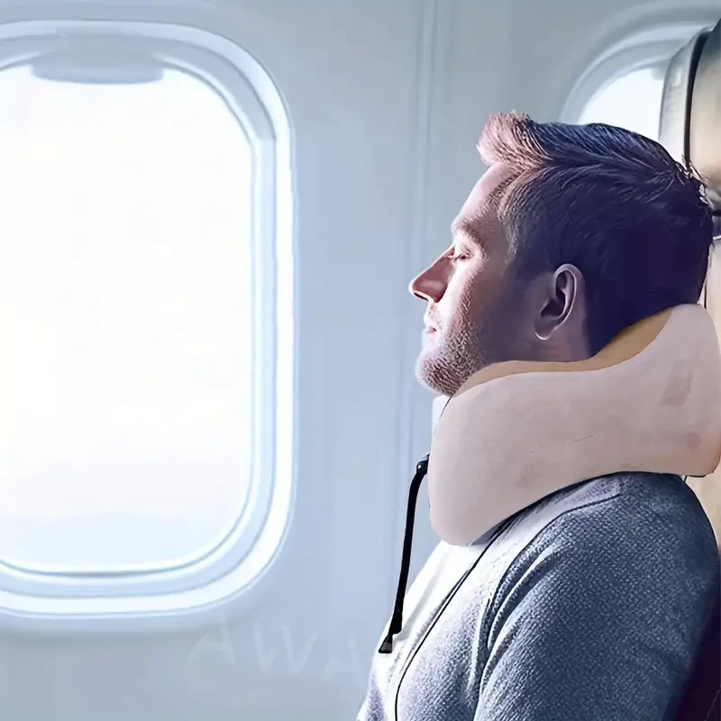 Electric Neck Massager, U-shaped Massage Pillow, Cervical And Neck Massager With Durable Memory Sponge, Massage Pillow With Heat, Deep Tissue Kneading For Relax Airplane Car Travel Office Home Gift Father's Day Gift