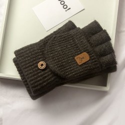Knitted Fingerless Touch Screen Gloves