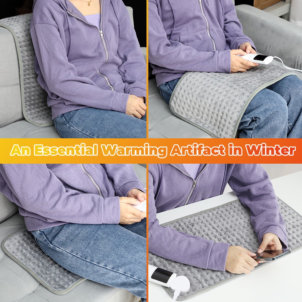 Electric Heating Blanket 58x29cm Heated Pad