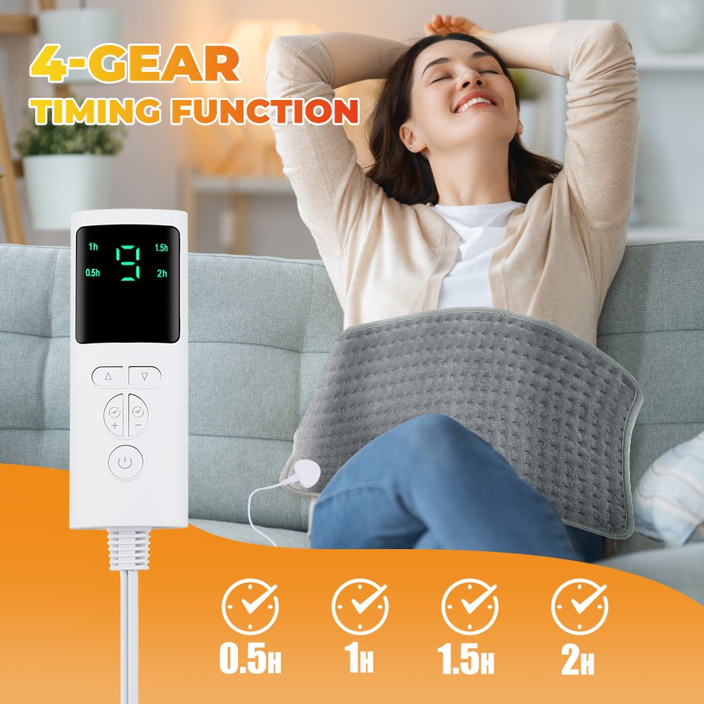 Electric Heating Blanket 58x29cm Heated Pad