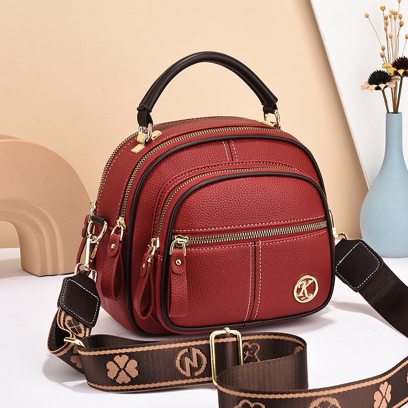 Multi-Zip Crossbody Bag