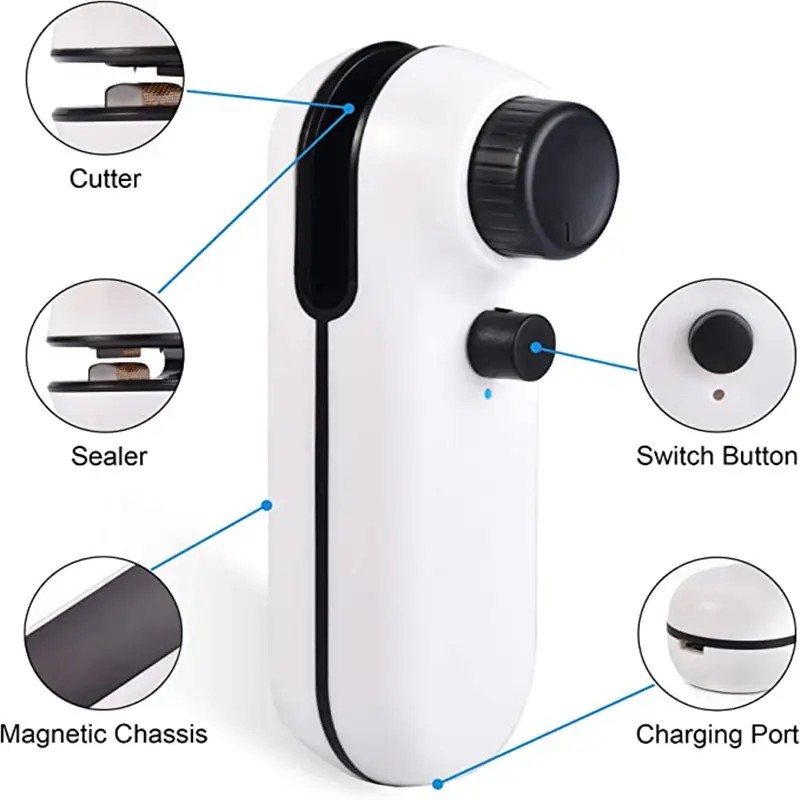 Rechargeable 2-in-1 Mini Heat Sealer