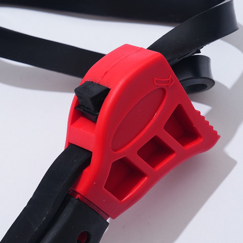 6-Inch Belt Wrench Adjustable Oil Filter Strap Spanner for Disassembly and Removal