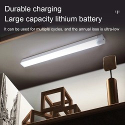 LED Motion Sensor Bar Light  Type-C Rechargeable, Dimmable Night Light with Motion Detection