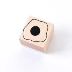 Log Wooden Rubber Pocket Photo Album Decorative DIY Stamp