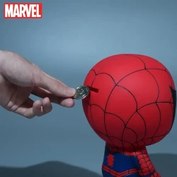 Marvel Spider-Man Collectible Figurine Bank - PVC Movie Merch, Novelty Money Saving Statue, Perfect Gift for Parents & Teachers