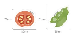Kitchen Compressed Wood Pulp Cotton Cleaning And Dishwashing Printing Sponge