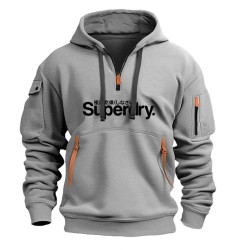 Mens Spring and Autumn Hoodie