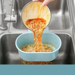 Garbage Filter Basket Kitchen Supplies Rack Household Sink Drain Hanging Basket