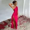 Sexy One-shoulder Backless Split Dress Summer