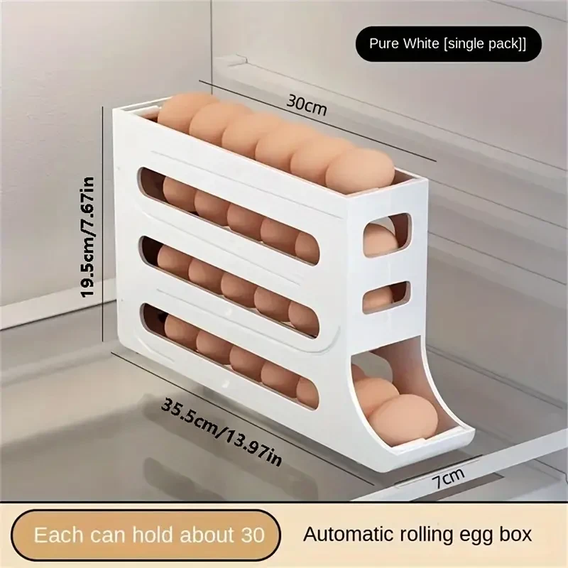 Smart Refrigerator Egg Organizer