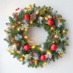 Christmas Wreath Door Garland