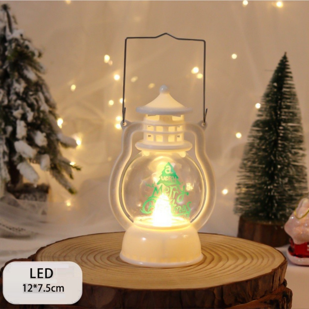 Christmas Lantern OIL LAMP Christmas Xmas Home Table Decoration Tree Gift
