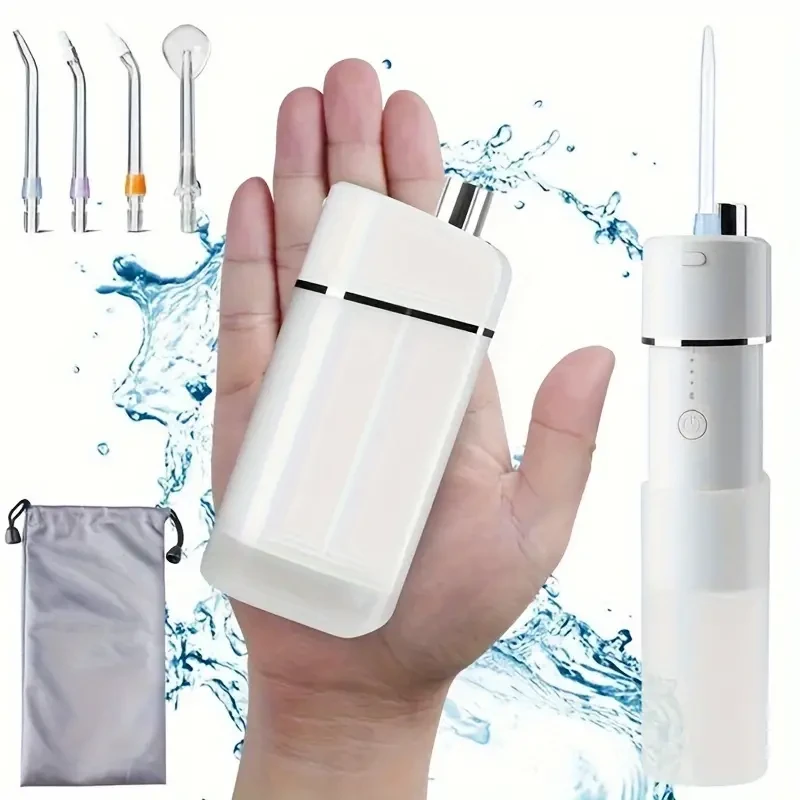 Portable Water Flosser Cordless - Telescopic Oral Irrigator