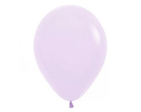 30cm Pastel Matte Lilac Latex Balloons 100pk - Pack of 100