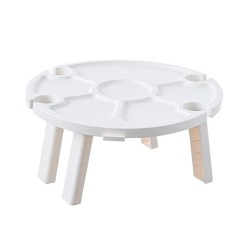 Outdoor Beach Portable Plastic Folding Wine Table