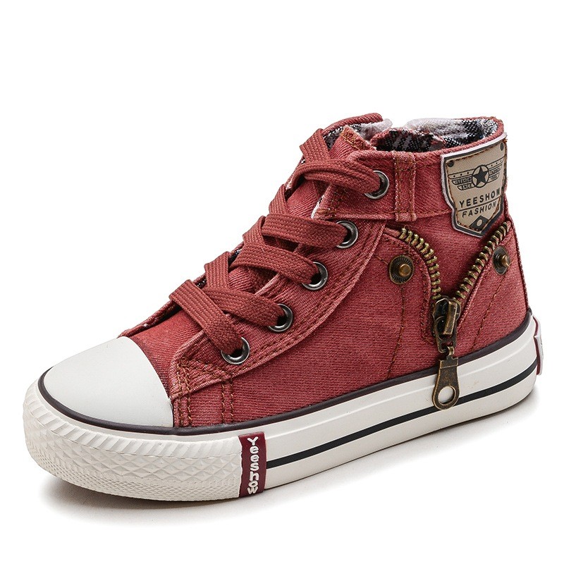 DenimKickz Kids' High-Top Sneakers