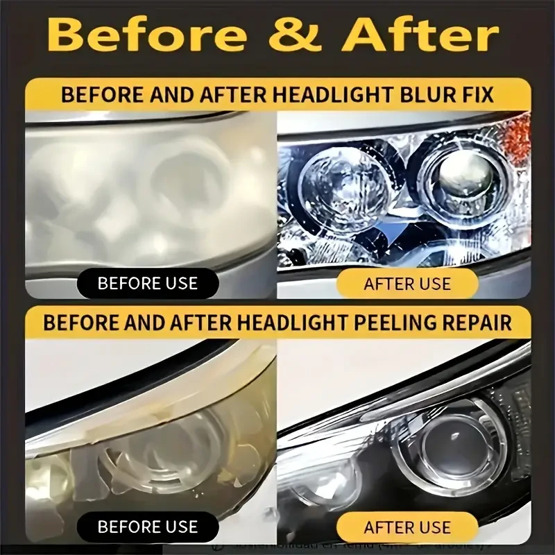Car Headlight Restoration Fluid
