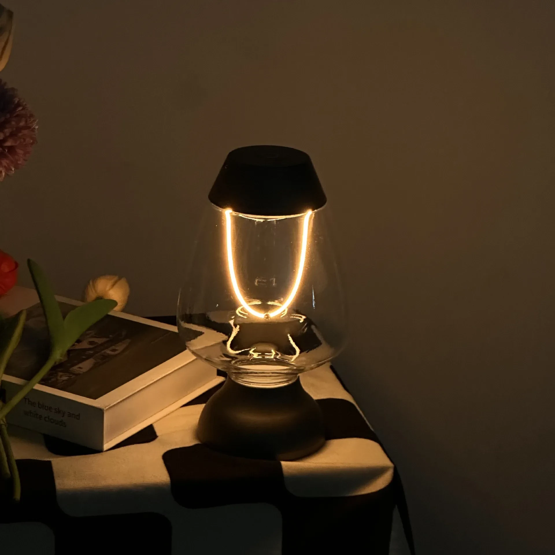 Ambience Light Restaurant Bar LED Charging Touch Small Night Lamp