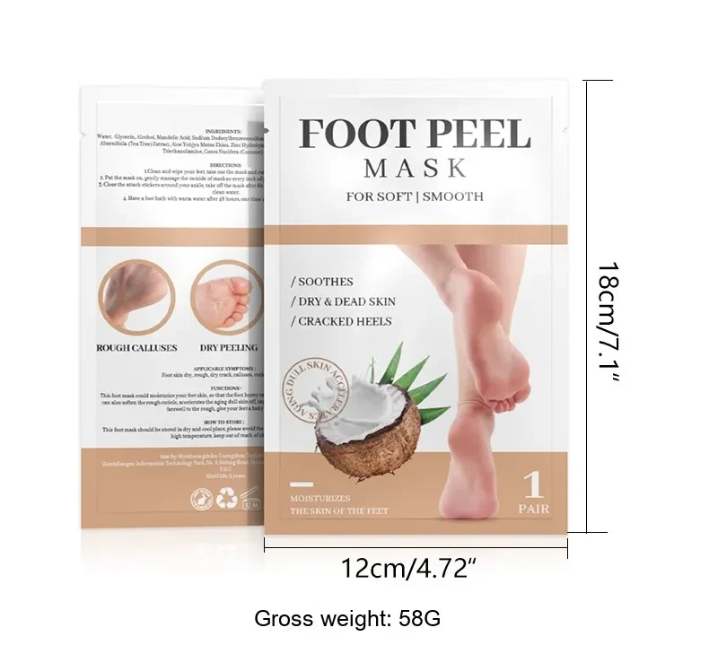 Avocado Foot Mask Exfoliating Skin Moisturizing