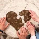 Reasons I Love You Heart Shaped Puzzle Gifts for Your Loved Ones