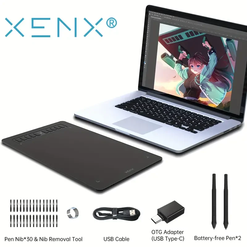 10 x 6.22 Inch XENX P3-1060B Graphics Drawing Tablet